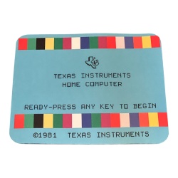 TI-99/4A Boot‑Screen Mouse Pad